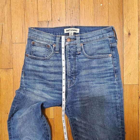 Rivet & Thread Madewell Jeans Women's Size 26 High Rise Bootcut Jeans - Picture 9 of 10